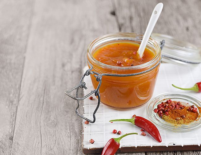 Papaya-Chili-Grillsauce