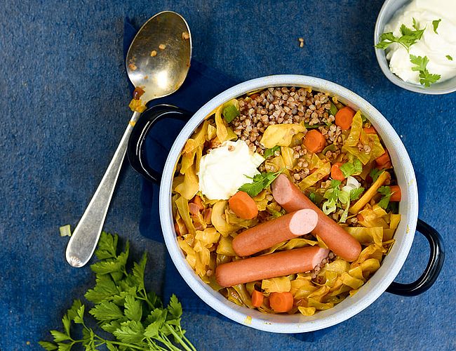 Schneller Spitzkohleintopf